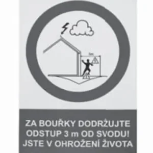 TREMIS Z998 / BT P A4 ( plast ) bezpečnostní tabulka Nová Kolekce