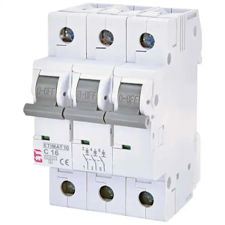 ETI 002101316 ETIMAT COLOUR 3p C16 10kA Jistič 3-pólový Exkluzivní
