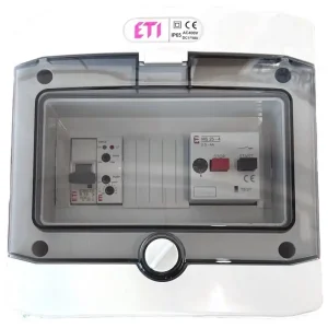 Akční Nabídka ETI 004483600 HRH-ECH-MS2-CEC Rozvaděč typu ECH s hladinovým spínačem 3f 1,6 až 2,5A IP65 201x202x120mm