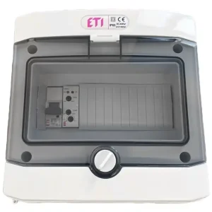 Rychlé Dodání ETI 004483608 HRH-ECH-CEC09 Rozvaděč typu ECH s hladinovým spínačem pro 3f čerpadla do 6,3A 201x202x120mm