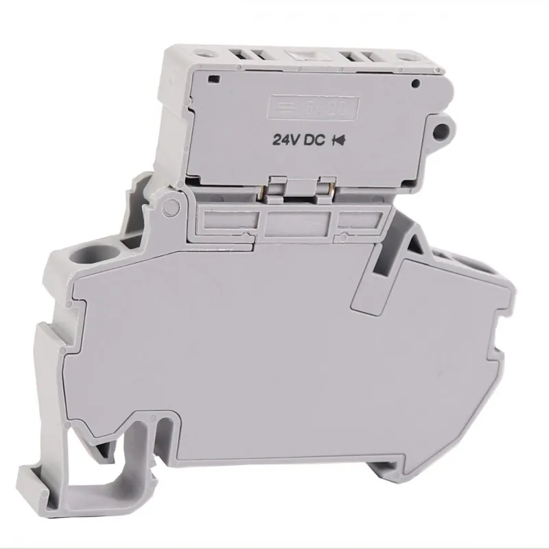 BEČOV A0307259 Svorka push-in PYK 4 SLD/24V pojistková, 5x20mm, 6mm2, šedá Poslední Šance