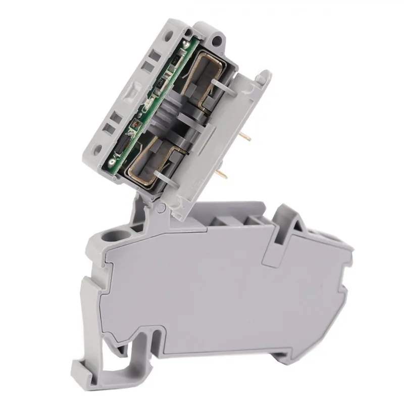 Expresní Doručení BEČOV A0307269 Svorka push-in PYK 4 SLD/220V pojistková 5x20mm, 6mm2, šedá