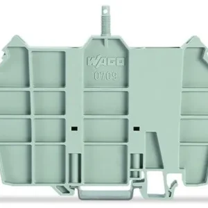Značkový WAGO 709-169 Držák krycího profilu, Typ 3 včetně šroubů a matic, šedá