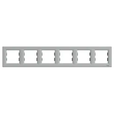 SCHNEIDER EPH5800661 ASFORA Rámeček šestinásobný, alu Výhodná Nabídka