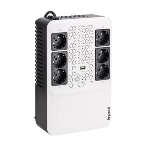 Nejlepší Cena LEGRAND 310084 UPS KEOR MULTIPLUG 800VA/480W 4xFR + 2xFR, záložní zdroj, 6-zásuvek  (4x UPS - svodič + 2x svodič)
