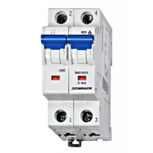 Záruka V Ceně SCHRACK BM019210-- Instalační jistič 10 kA, D 10A, 2P