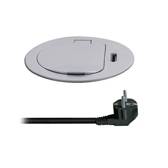 Vrácení Zdarma SOLIGHT PP122C-PD20 1z + USB-C 20W PD vestavná zásuvka, 2m, stříbrná