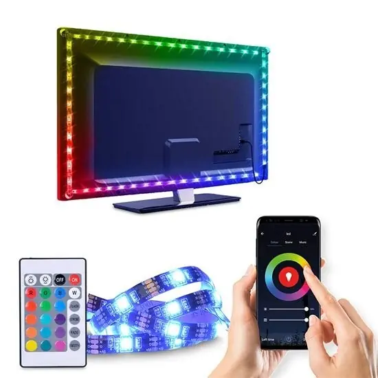 SOLIGHT WM58 LED WIFI smart RGB pásek pro TV, 4x50cm, USB Jen Po Omezenou Doba