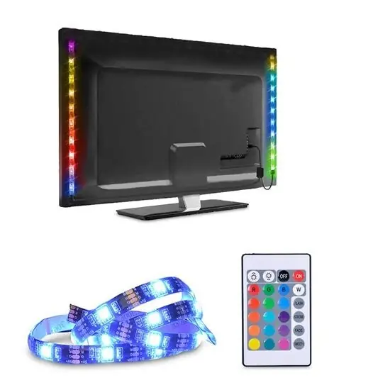 Pouze Dnes SOLIGHT WM504 LED RGB pásek pro TV, 2x 50cm, USB, vypínač, dálkový ovladač