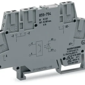 WAGO 859-794 OPTO 24 V DC Modul s optočlenem, šedá Levný