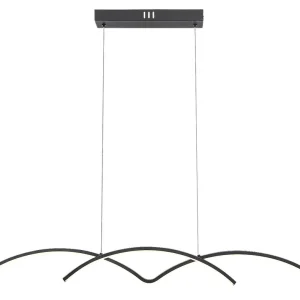 Nová Kolekce RABALUX 6899 RIVER Závěsné svítidlo LED 40W IP20 2000lm 4000K černá