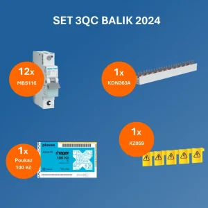 HAGER Akční set 3QC balík 2024 + poukaz 100 Kč Luxusní