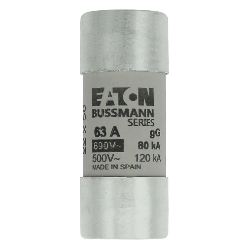 EATON C22G63 Válcová pojistka 22,2x58mm GG 690V AC 63A C22 Víkendová Akce