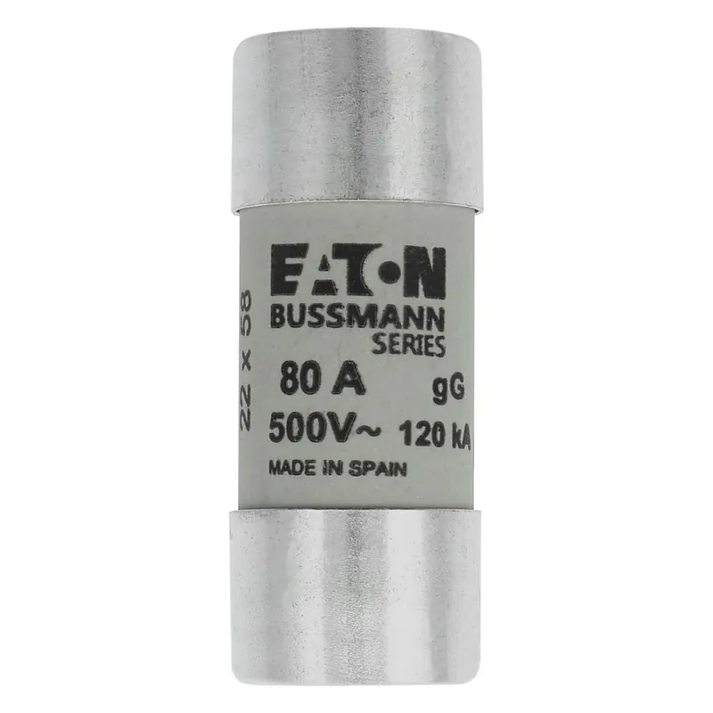 Nejlepší Volba EATON C22G80 Válcová pojistka 22,2x58mm gG 500V AC 80A C22