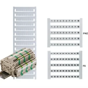 Pouze Dnes WEIDMÜLLER 2123690000 DEK 5 FWZ WS 1-8,+,-, označovací štítek