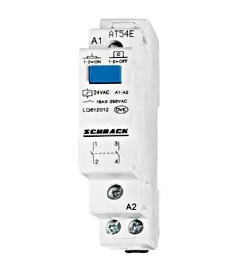 SCHRACK LQ612024-- Impulzní relé 2 zapínací kontakty/24VAC/12DC Limitovaná Edice