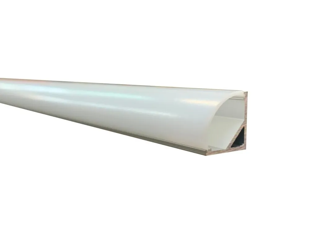 ELMET E07374-1M Rohový profil LL 166 mléčný difuzor, Elox 1m Pouze Dnes