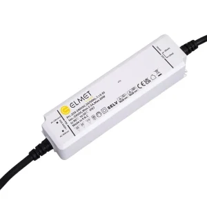 ELMET E12047 Napájecí LED zdroj 0 až 60W 12V/DC IP67 Časově Omezené