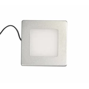Cenový Hit ELMET E15284S Bodové LED světlo SpotLux Square 2,5W 12V teplá bílá - 3000K stříbrná