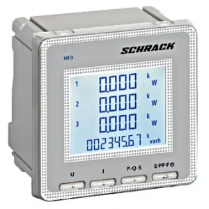 Novinka SCHRACK MGF37900-- Analyzátor sítě MF9, 96x96mm, RS485/ModBus RTU