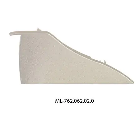 McLED ML-762.062.02.0 Koncovka pro NT bez otvoru (pravá), stříbrná barva Bezpečná Platba