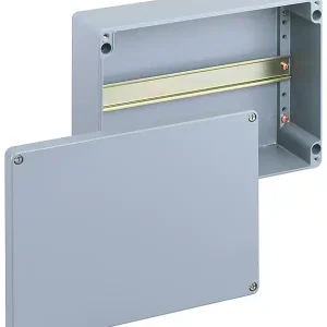 SPELSBERG 16091601 Krabice hliníková s DIN lištou IP66 ALR 3323-L 330x230x111mm,šedá Doprava Zdarma