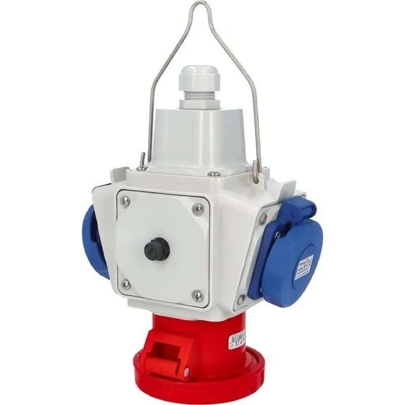 FAMATEL pb1856 Zásuvkový box závěsný PowerBOX IP65 2x230V, 1x400V/32/5 IP65 Víkendová Akce