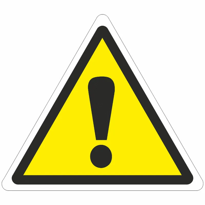 STRO.M ZVS09-04-01 Výstraha riziko nebezpečí, symbol 4x4 cm (samolepka) Horká Nabídka