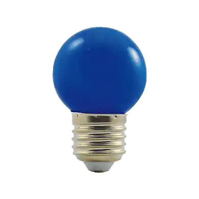 Záruka V Ceně NBB LED žárovka G45 230-240V 1W COLOURMAX E27 modrá *250655006