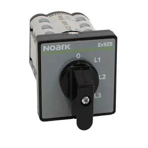 Moderní NOARK 114565 Ex9ZE4-16/3P AM Ex9ZE, 4 pozice, 16A, 3 fáze, Ampérmetr 0-1-2-3