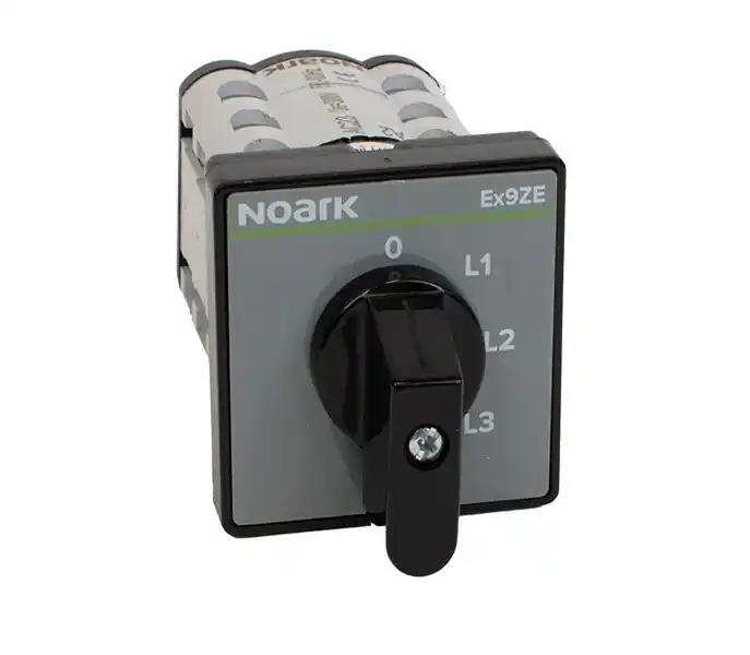 Moderní NOARK 114565 Ex9ZE4-16/3P AM Ex9ZE, 4 pozice, 16A, 3 fáze, Ampérmetr 0-1-2-3