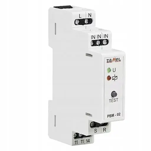 Bezpečná Platba ZAMEL PBM-02 paměťové relé 230V 16A funkce TEST