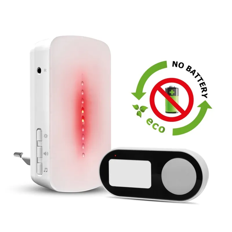 Nejprodávanější ELEKTROBOCK 1939 BZ39 Bezbateriový (kinetický) bezdrátový zvonek