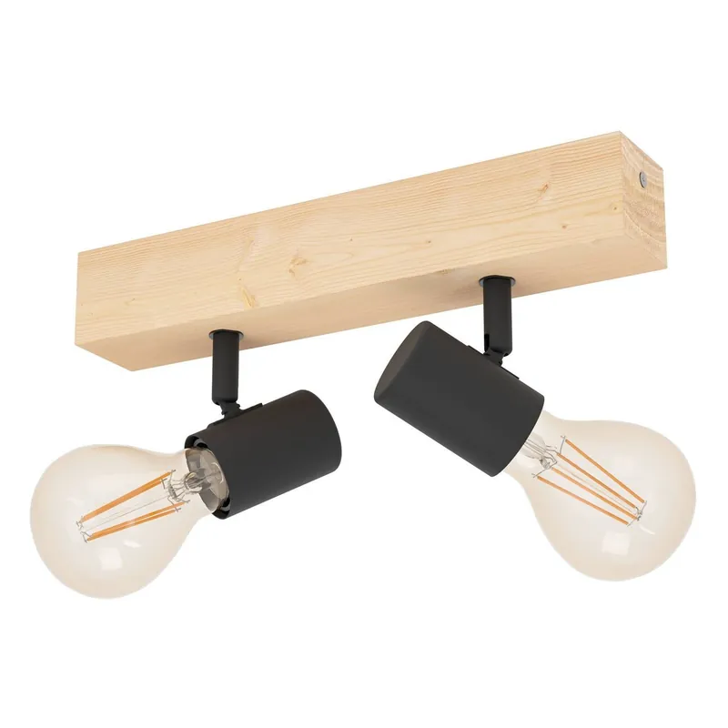 Super Cena EGLO 99478 TOWNSHEND 3 Svítidlo E27 2x60W IP20 hnědá, černá