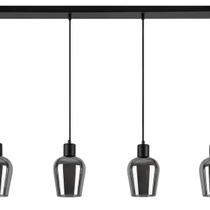 Horká Nabídka RABALUX 72271 FLORIAN závěsné svítidlo E27 4x MAX 40W IP20, matná černá
