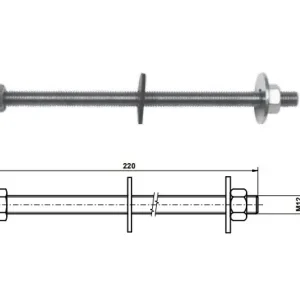 Zlevněný TREMIS V513 SST 16 N ( nerez ) spojovací tyč