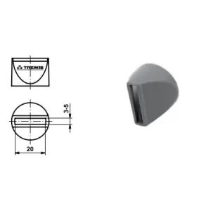 Autentický TREMIS VS122 Krytka PE-b ( plast ) PE-bílá