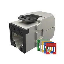 Dokud Zásoby Vydrží SOLARIX 25286707 SXKJ-5E-STP-RAL-SA Samořezný keystone CAT5E STP, RAL FIT moduly, GROUND LOCK