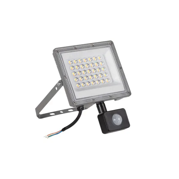 Rychlé Dodání KANLUX 38497 ACETE 30W CCT SE GR Reflektor LED s čidlem 3000/4000/6500K IP44