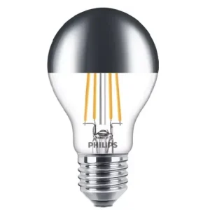 PHILIPS LED žárovka MASTER Value LEDBulb D 7.2-50W E27 A60 827 CM G stříbrný vrchlík, filament *8719514361225 Doprava Zdarma