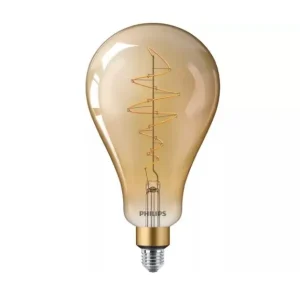 Expresní Doručení PHILIPS LED žárovka LED classic-giant 40W E27 A160 GOLD DIM 1800K stmívatelná *8719514313767
