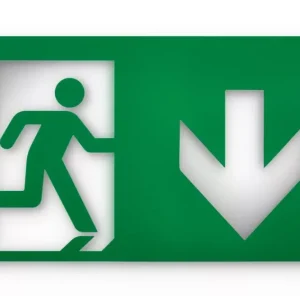 PHILIPS Piktogram - šipka dolů EM159Z WL/CM EXIT SIGN LEGEND DOWN 295x165mm *8718699799076 Cenový Hit