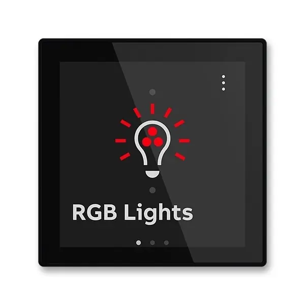 Garance Vrácení Peněz ABB 2TMA310011B0003 Dotykový panel ABB RoomTouch® 4", černý, zapuštěný RT/U12.86.1-825