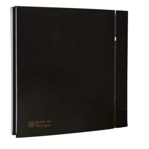 Časově Omezené SOLER&PALAU SILENT 100 DESIGN Black čelní mřížka, černá *SP124300130