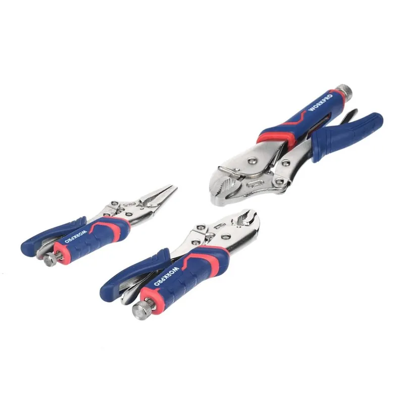 3 dílná sada samosvorných kleští WORKPRO - WP201003 Ruční Výroba