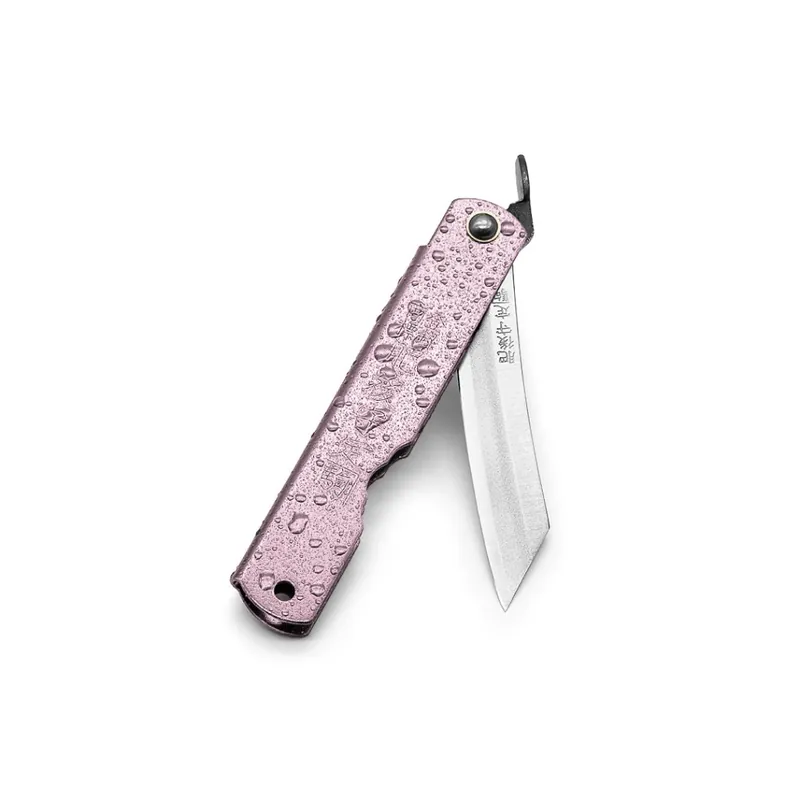 Zlevněný Japonský zavírací nůž NAGAO KANEKOMA Higonokami Warikomi z modré oceli Yasuki Aogami - 75 mm - měděná rukojeť