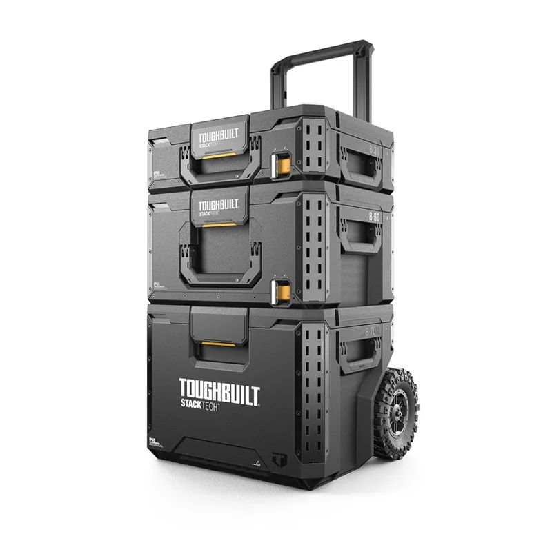 Pojízdný box na nářadí TOUGHBUILT StackTech - set 3 boxů - TB-B1S3-B-70R Časově Omezené