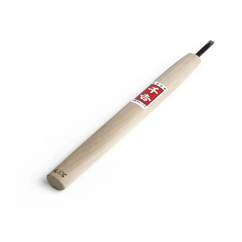 Značkový Japonské řezbářské mini-dláto SENKICHI s plochou čepelí - 4,5 mm