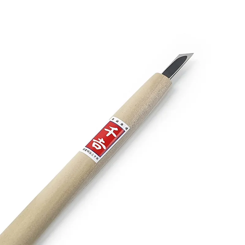 Japonské řezbářské mini-dláto SENKICHI s šikmou čepelí - 7,5 mm Nejlepší Volba
