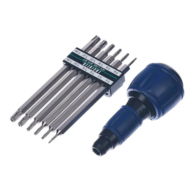 Značkový Japonský hvězdicový šroubovák s vyměnitelnými nástavci ENGINEER - DR-51